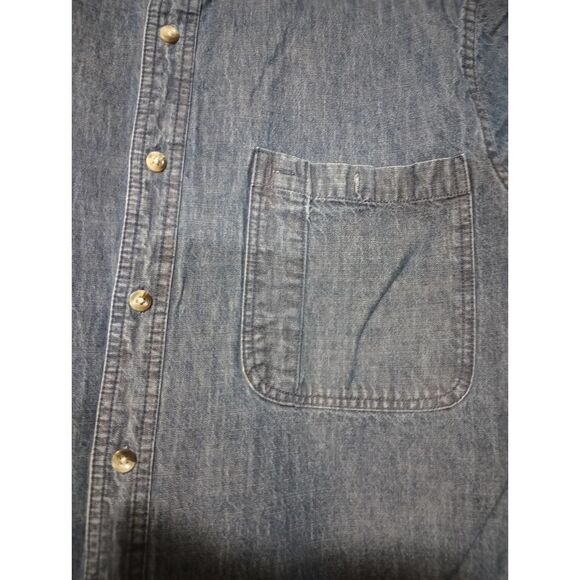Scandia Woods Men Shirt‎ Extra Large Chambray - Picture 3 of 6